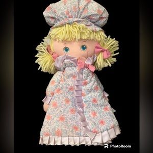 VTG AMTOY 1987 DOLLY TALES PLUSH Doll Book  Nursery